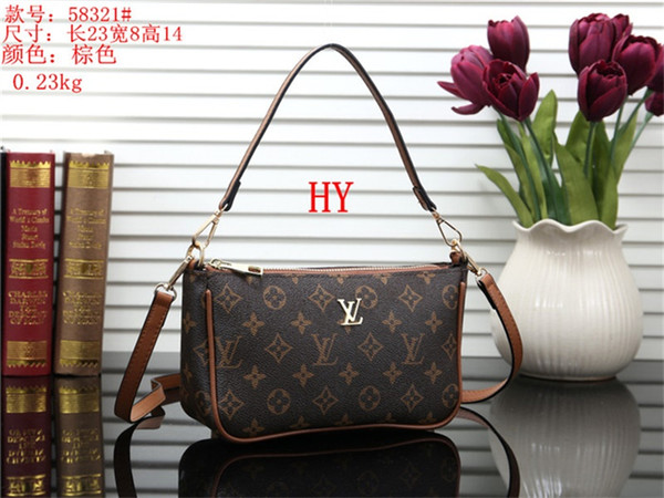 2019 new Sale Fashion Vintage Handbags Women bags Designer Handbags Wallets for Women Leather Chain Bag and Shoulder Bags HY6058321