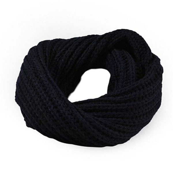 Women Geometric Knitted Wool Scarf Winter Warm Soft Comfortable Couple Scarves #1120 A1#