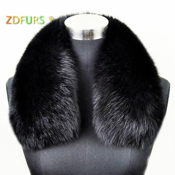 ZDFURS * women's clothing collar accessories fashion fur scarves 100% Real fur collar square ZDC-163007