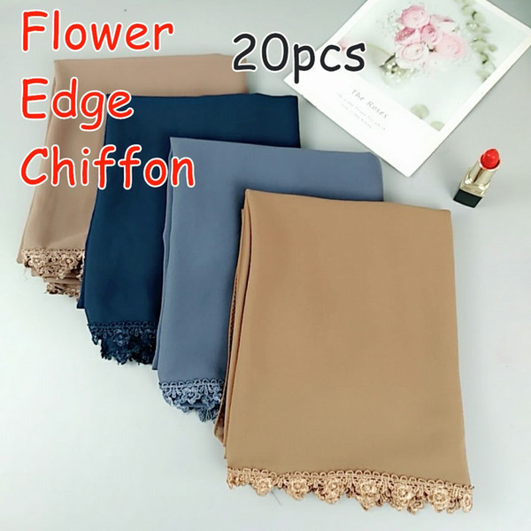 J4 High quality Flower Chiffon hijab lady long shawls scarves scarf 180*75cm 20pcs/lot