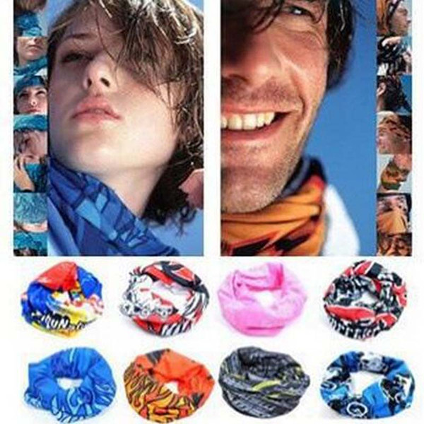 Free Shipping 200 pcs/lot Bandanas Headwear Magic Seamless Multi Functional Kerchief Summer Outdoor Head Scarves UV Protection 50*24cm