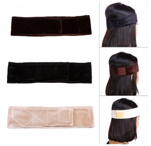 2019 New fashion Double Sided lace girp Hair Band Adjustable Velvet Wig Grip Hair Band Headband Wiggery Accessery Headband