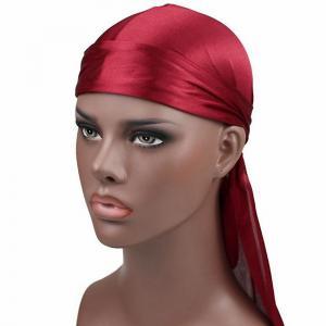 Men's Satin Durags Bandanna Turban Wigs New Fashion Men Silky Durag Headwear Headband Pirate Hat Hair Accessories PPA259