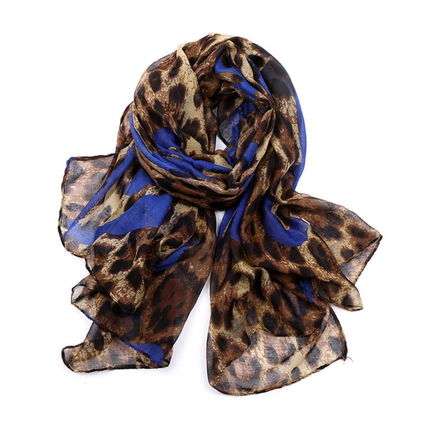 2018 New fashion Women winter scarf Ladies Leopard Print Pattern Long Scarf Warm Wrap Shawl luxury brand Voile scarves