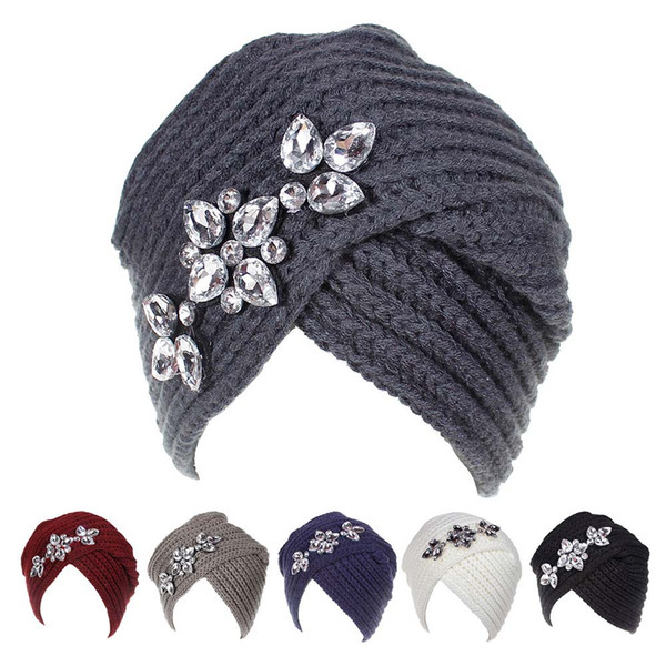 Hats & Beanies Solid Adult Beanie Polyester Man Women Unisex Yoga Caps Turban Hat Headband Wrap Caps Headwrap Bandanas