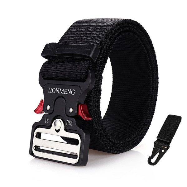 Second generation 4.8cm send POM buckle Cobra tactical belt male outdoor nylon belt canvas belt widened version