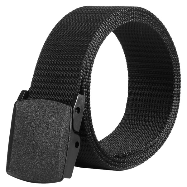 3.8cm No metal can cut nylon belt POM environmental protection material buckle canvas belt Military training tactics