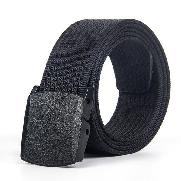 No metal can cut nylon belt POM environmental protection material buckle canvas belt office business special belt