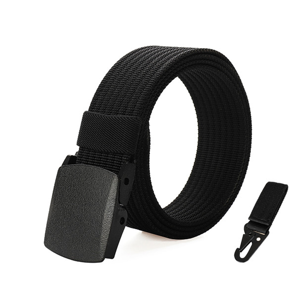 3.8cm No metal can cut nylon belt POM environmental protection material buckle canvas belt office business special belt