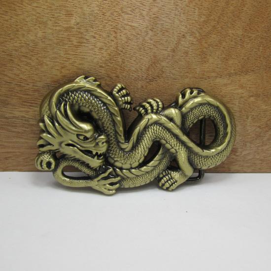 BuckleHome fashion dragon belt buckle animal belt buckle 3 colors available FP-01867 free shipping