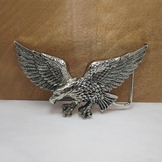 BuckleHome flying eagle belt buckle 2 colors available FP-01247 with silver and antique brass finish free shipping