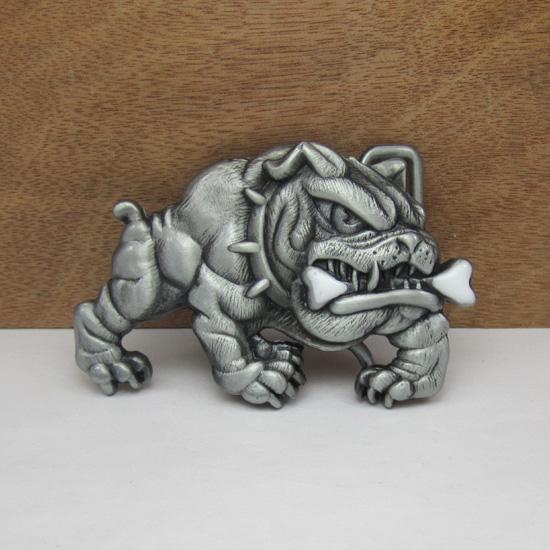 BuckleHome animal dog belt buckle with pewter finish plating FP-02211 with continous stock free shipping