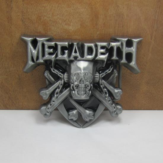 BuckleHome Fashion megadeth belt buckle with pewter finish plating FP-02045 free shipping