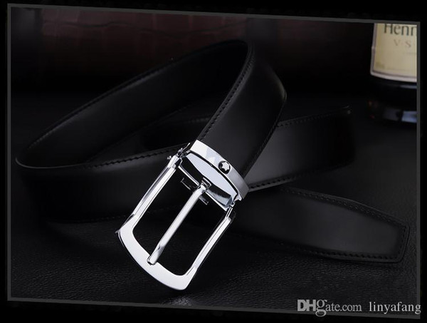 2018 High quality men's genuine leather belt designer belts men luxury strap male belts for men fashion pin buckle for jeans