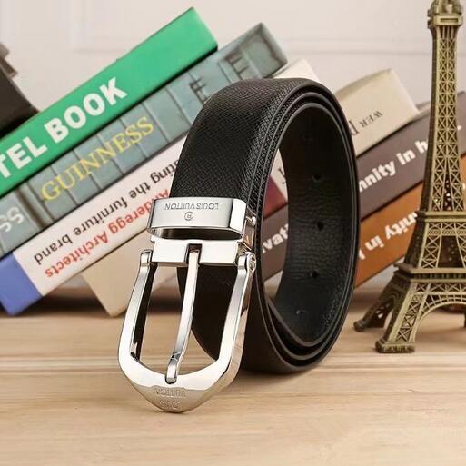 2018 High Quality Leather Man Belt Luxury Pin Buckle Belts for Men Hot Fashion Vintage Designer Jeans Girdle Belt Brand Real Leather Belts