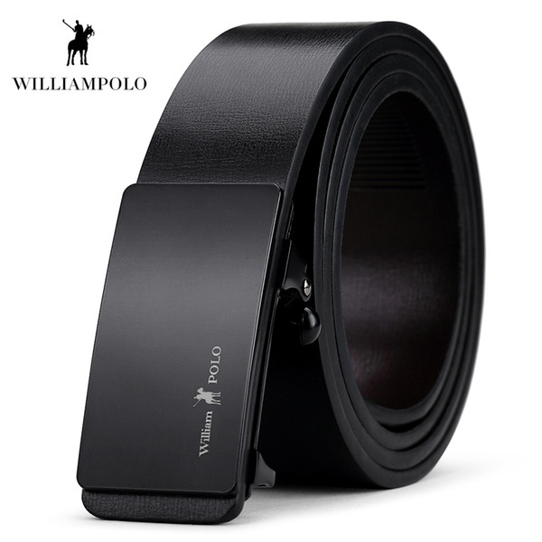 Genuine Leather Men's Belt Strap Alloy Automatic buckle Male Belt Genuine Leather Belts For Men