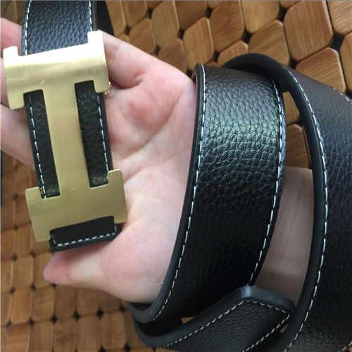 2019 new Hermes Smooth buckle belts for men designer belts men high quality leather luxury belt men Free shipping