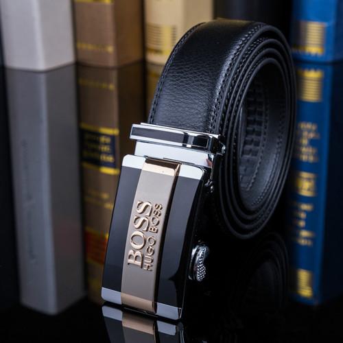 New Fashion Mens Business Belts Luxury Ceinture Automatic Buckle Genuine Leather Belts For Men Waist Belt Free Shipping