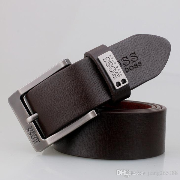 2018 new leather leisure men's belt needle men's belt men's belt manufacturers wholesale