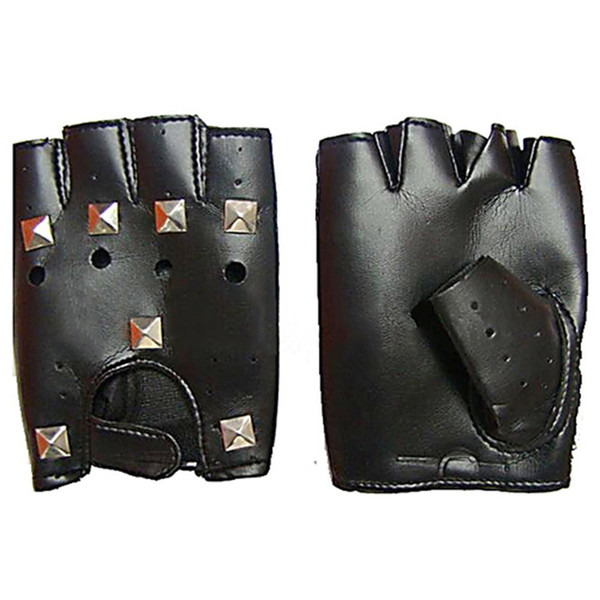 Wholesale- IMC Women's Fingerless Rivet Black Glove