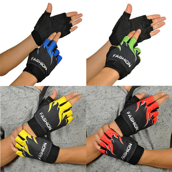 MUQGEW Wholesale & Retail Outdoor Sports Bicycle Cycling Biking Hiking Glove Gel Half Finger Fingerless Gloves Mittens