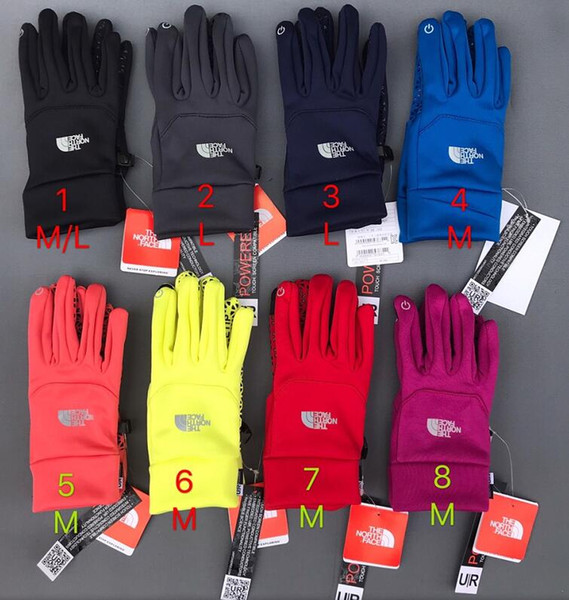 2019 Newest Fashion classic Waterproof TN Touch Screen Gloves Outdoor Sport Face Warm Full Finger Guantes Gloves Cell Phone Touch Gloves