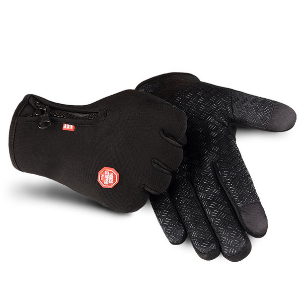 2020 Men and Womens Winter Outdoor Sports Driving Keep Warm Gloves Cool Screen Touch Five Fingers Gloves