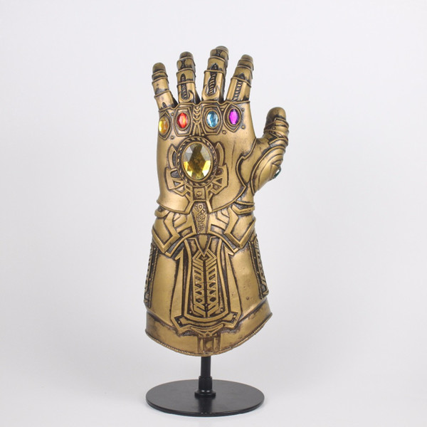 Thanos Infinity Gauntlet Avengers Infinity War Gloves Cosplay Superhero Avengers Thanos Latex Glove Halloween Party Props Deluxe