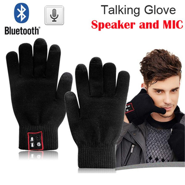 Super Hi Call Bluetooth Gloves Touch Screen Mobile Headset Speaker Magic Talking Gloves For Moblie Phones