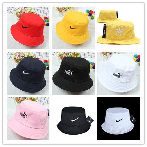 Top Sale AD Letter Bucket Hat For Mens Womens Foldable Caps Fisherman Beach Sun Visor Sale Folding Man casquette Bowler Cap