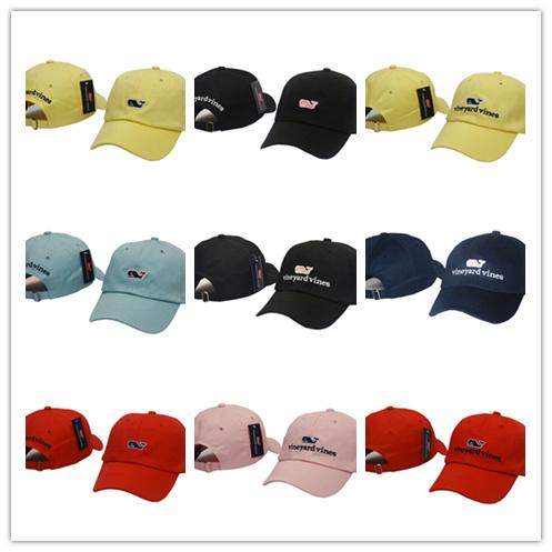 Top Sale vineyard vines Casual Men Women Curved Snapback Baseball Cap Hunting Caps Snap back Plain Golf hats Casquette Solid Peaked Caps