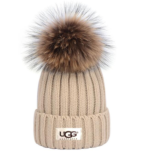 2019 Luxury Winter CANADA men beanie Fashion Designers Bonnet women Casual knitting hip hop Gorros pom pom skull caps hair ball outdoor hats