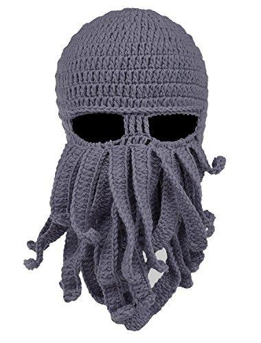 2018 Unisex Octopus Knitted Wool Ski Face Masks Event Party Halloween Knitted Hat Squid Cap Beanie Cool Gifts Mask