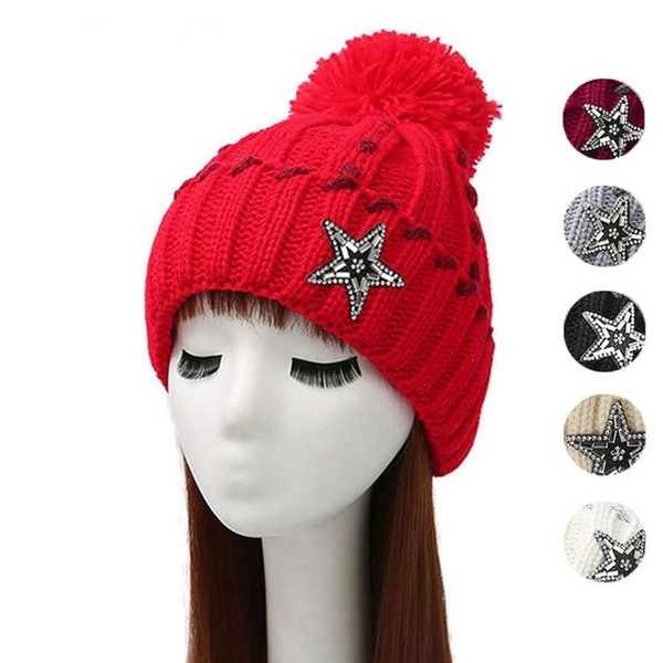 2018 new fashion causal Korean knitted hat wool hat autumn and winter cashmere warm Beanie Skulli MZ-16