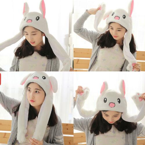 Cute Plush Hat Moving Hat Ear Plush Sweet Kids Girlfriend Gift