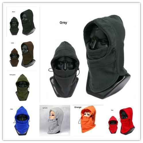 8 colors Winter plus velvet padded warm riding hood men and women ear protection face Hat snow caps wool woolen hats