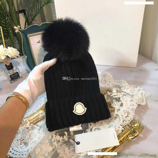 Women Winter hats skull caps warm Pashmina Scarf Thick Shawls hats with box for man