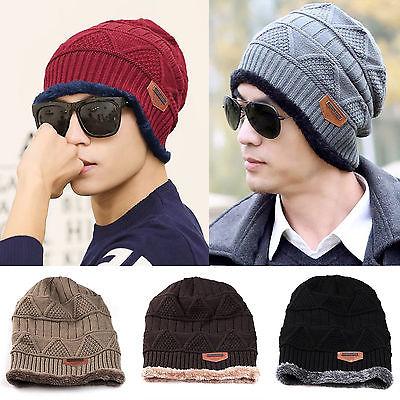 Unisex Winter Warm Hip Hop Skullies Beanie Men Women Knitted Hat Causal Outdoor Warm cap 6 Colors YYA273