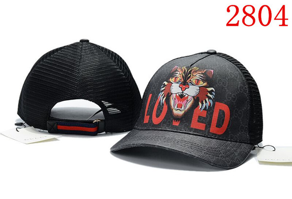 2018 fashion new style Baseball Caps Curved visor Casquette gorras ball cap Adjustable sports hats for men women bone Luxury hats