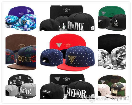 Top Sale Sports Team hats Cayler & Sons snapback hats Hip Hop caps for men fashion snapbacks adjustable hats for men or women mix order