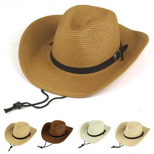 Good A++ Men's Western Cowboy Foldable Sunbathing Beach Shade Hat Big Hat Hat Summer EMB039