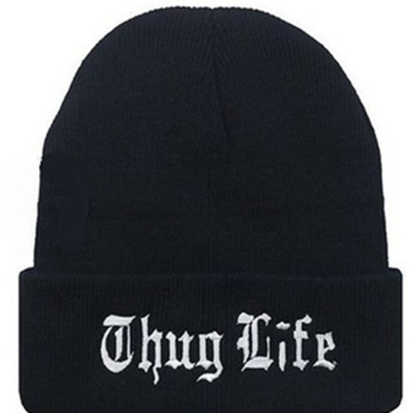 New Winter Beanies solid Color Hat Unisex Plain Warm Soft Beanie Skull Knit THUG LIFE cap Knitted thickness Touca Gorro Caps