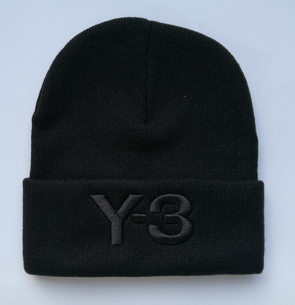 2018 Newest Styles Letter Y-3 Casual Beanies for Men Women Fashion Knitted Winter Hat Solid Color Hip-hop Skullies Bonnet Unisex Cap Gorro