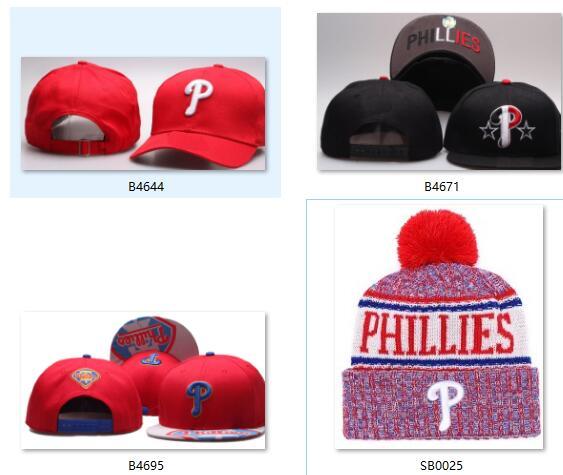 Discount Phillies Beanie Snabapck Phillies cap strapback Sideline Cold Weather Sport Knit Hat winter Knitted Wool Skull Cap