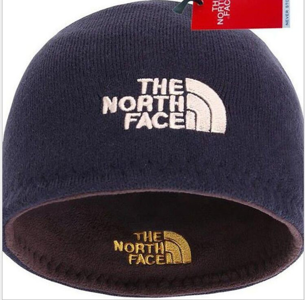 free Rare Unisex Brand NF Hat The North Polar Fleece Cap Winter Beanie Men Women Skull Caps Face Outdoor Skiing Snood Hats Warm Cap Ear Muff