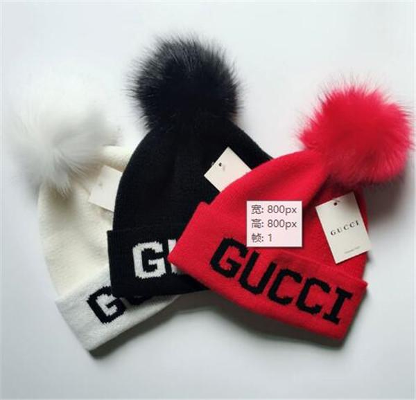 European and American fashion brand new knitted hats warm wool hats for men and women in winter