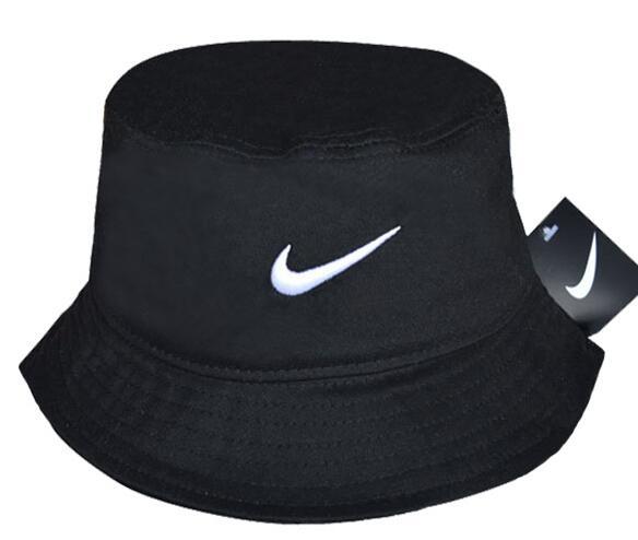 Wholesale-2019 Hot Selling Fashion Camping Hiking Hunting Fishing Outdoor Bob Cotton Plain Blank Black Bucket Hat Cap Hip Hop Men Women bone