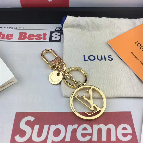 2019 Fashion high-grade car key chain men and women brand key chain pendant car accessories