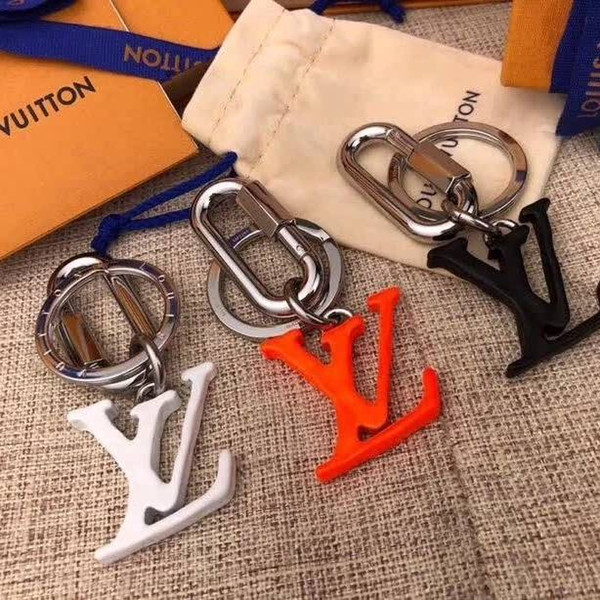 2019 Brand New Fashion Key chains Luxury car bag Keychains For Man and Women with Gift box rare-13A