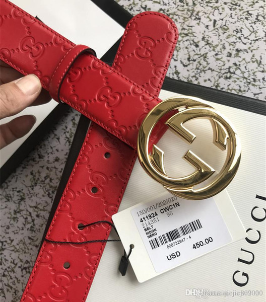 2019 Designers Belts Mens Belts for Women Luxury Belt Leather Belts Women Big Gold Buckle shipping with Box